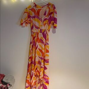 Abel the Label Anthropologie Swish Hi Lo Dress